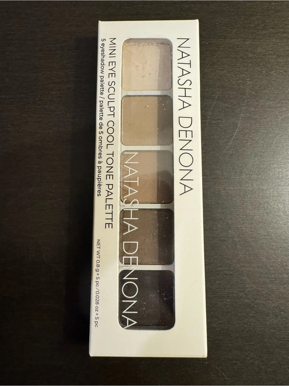 Natasha Denona Mini Eye Sculpt Pallete Cool 5 Shades  .8 g .028 oz NIB